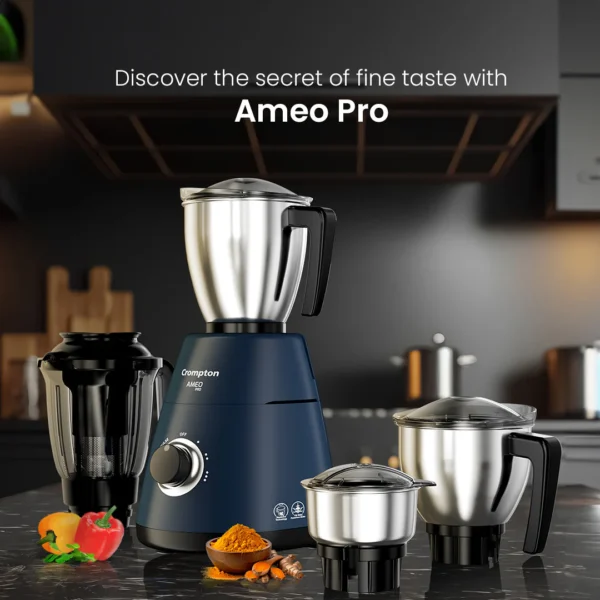 Crompton Ameo Pro 750W Mixer Grinder 4 Jar - Image 2