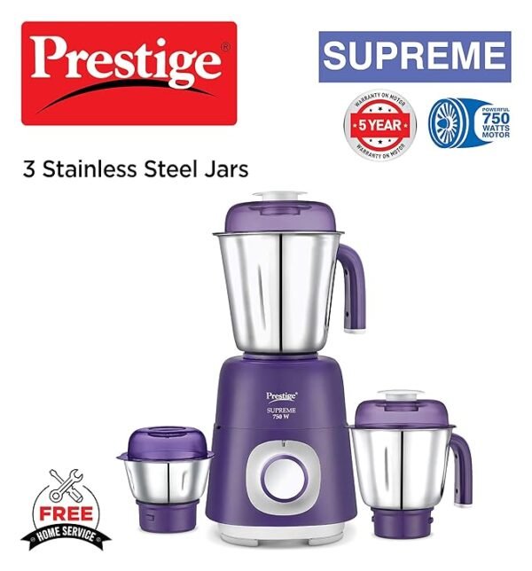 Prestige Supreme Mixer Grinder 750 W - Image 3