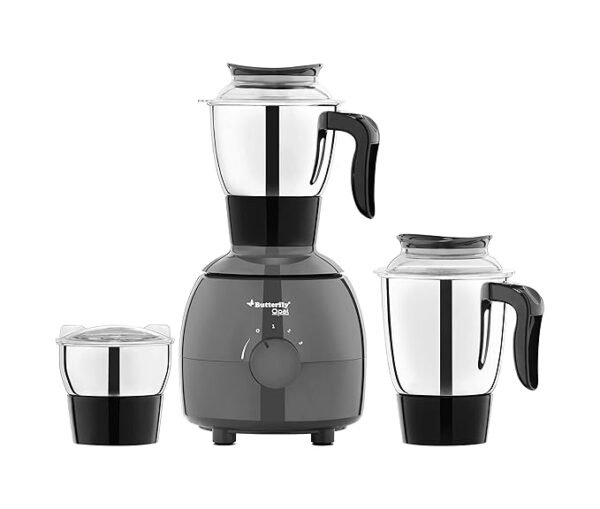 Butterfly Mixer Grinder Opal 750 W Mixer Grinder (3 Jars, GRAY)