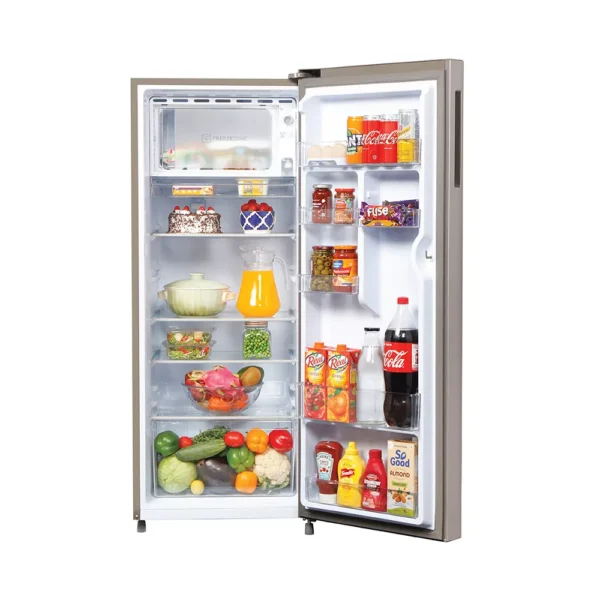 Haier 190 L, 3 Star, Inox Steel Finish Direct Cool Single Door Refrigerator HRD-2103BIS-P - Image 2