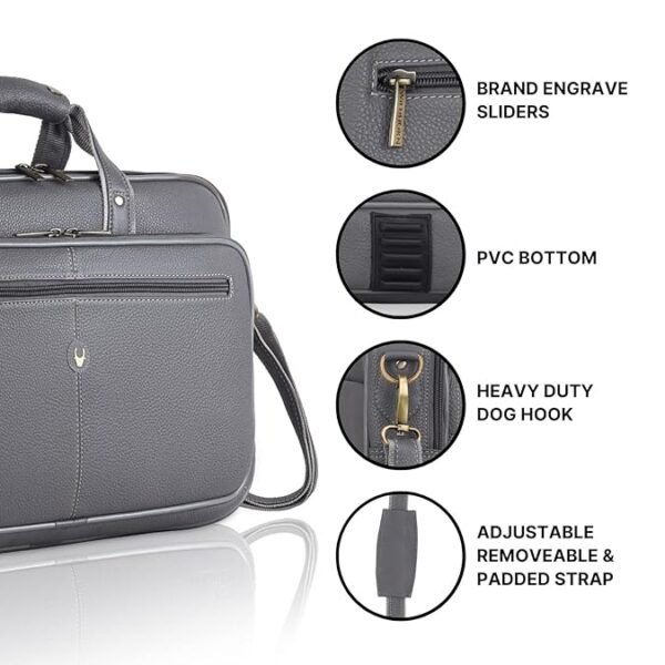 WildHorn Leather Laptop Messenger Bag for Mens - Image 4